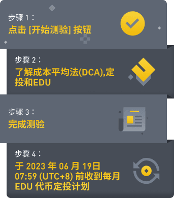 图片[1] - 「币安」定投EDU：完成测验以获得免费的每月EDU定投试用计划