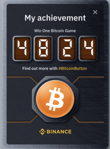 图片[1] - 「币安」#BitcoinButton回归：按下按钮，赢取比特币